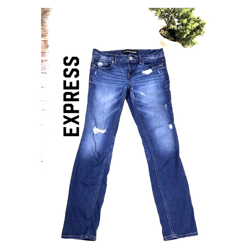 Express skinny Stella lowrise jeans